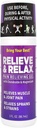 Reliéve & Relax Pain Relief Roll On - Extra sila, Rýchla akcia, Mess-free Topická analgézia - Soothe Sore Muscle & Joint, Back, Koleno, Noha, Ručná bolesť Relief - HSA/FSA oprávnené - 3 Fl. Oz, 1-Pack