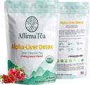 Organické 14-Day Detox: Podporuje zdravie pečene a obličiek s potent Silymarin z mlieka Thitle Seed, púpava a Burdock. Prírodné granátové jablko chuť.