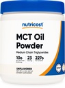 Nutricost Premium MCT Oil Powder .5LBS - Najlepšie pre Keto, Ketóza, a Ketogénne diéty - Zero Net Carbs, non-GMO a Gluten Free