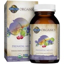 Garden of Life Organics Ženy Prenatálny multivitamín s vitamínom D3, B6, B12, C & Železo, Folate for Energy & Healthy Fetal Development