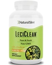NaturalSlim Natural Soy Lecithin Granulát s cholín - Pure & Fresh Granulated Lecithin Supplement for Cleaning & Cognitive Support - Non-GMO Food Grade - 1 libra