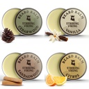 Balzam pre mužov - Leave in Beard Conditioner - Styling Balm Made with Prirodzene Dedived Beard Butter, Argan & Jojoba Oils (1 Ounce (Pack of 4), Citrus, Vanilla, Sandalwood, & Cedarwood)