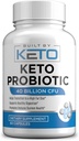 Keto probiotiká s prebiotikom - Tráviace a črevné zdravie - podpora príležitostnej zápcha, hnačka, plyn a šľahanie - probiotiká pre ženy a mužov - Ketogénne diétne probiotiká - 60 kapsúl