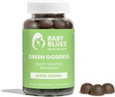 Baby Blues Green Goddes Gummies, 60 Gróf Diétary Supplement, Plant-Based, Gummy forma