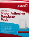 LEADER Sheer Adhezive Bandage Pads, Balíky Blends s kožou, Highly Absorbent Non-Stick Pad, pre prvú pomoc a ochranu proti rane starostlivosti , V porovnaní s Band-Aid, Všetky jedna veľkosť 3/4" x 4," 100 ct.