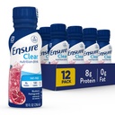 Zaistiť tekuté Clear Nutrition Drink, 0g tuku, 8g proteínu, čučoriedkové granátové jablko, 10 Fl Oz (Pack of 12), Fľaša, bezlepkový