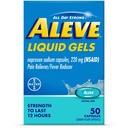 Aleve Tekuté gély, Naproxen sodný pre úľavu od bolesti − 50 Počet