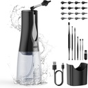 Čistiaca súprava na odstraňovanie vakov - BANKY Electric Ear Cleaner with 7 ks Ear Pick & 16 Replaceable Eartips and 3 Cleaning Modes, Watered Irrigation Kit for Adults & Kids, Safe & Efficient
