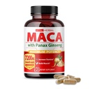 Vital bylinné Maca Root Complex s Ashwagandha, Tongkat Ali, Tribulus, Horny koza Weed & Panax ženšen 