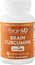 BRAINMD mozgu Curcumíns - 30 Vegánske kapsule - s Longvida Curcumin - Gluten zadarmo - 30 Servisov