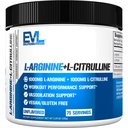 Elution Nutrition L-Arginín + L-Citrulín - Vytrvalosť + Cvičenie Performance Supplement - 2000mg Complex - Vazodilatácia + Podpora oxidu dusičného - Vegan + bezlepkový prášok - 75 Servings