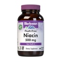 Bluebonnet Nutrition Flush-Free Niacin 500mg, for Nutritional Cardiovaskulárna podpora*, Soy-Free, Gluten-Free, Non-GMO, Kosher Certified, Dairy-Free, Vegan, 60 Rastlinné kapsule, 60 Servings