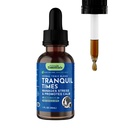 Essentials Animals Tranquility Blend pre psy a mačky - Ukľudňujúce doplnok, Valerián koreň, kvapalné kvapky, bylinné Formula - 1 Fl Oz
