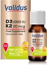 VALIDUS vitamín D3K2 kvapky 