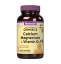 Bluebonnet Nutrition Calcium Magnézium Plus Vitamín D3 Earthsweet, Bone Health & Muscle Relaxation, Soy-free, Gluten-free, Kosher, Dairy-free,90 Orange Vanilla Ochutené žuvacie tablety