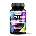 Psyllium Husk Kapsule 1500mg - Fiber Supplement - Prírodné Rozpustné Fiber Pills s Psyllium Husk Powder - Podpora Digestive Gut a Colon Health - Non-GMO, Gluten-Free, Vegan - 120 Kapsule