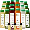 3 Deň šťavy očistiť od Raw fontány, Všetky prírodné Raw Detox očistiť, Juicing for body Rest, Cold Pressed Juice Fast, Veľký spôsob, ako preskočiť zdravšie strava, 18 Fľaše 12oz, 3 Zázvor Shots