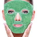 ZNÖCUETÖD Tvárová očná maska Ice Pack pre zníženie opuchnutosti, tašky pod očami, Puffy Tmavé kruhy, Migréna, Hot/Cold Pack s mäkkým Plush Backing (zelená #43)