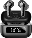 TOZO NC3 Hybridný aktívny hluk Zrušiť bezdrôtové earbuds so 6 Mics AI Clear Call Ear Buds 55H Playtime with LED Display 32 Prednastavené EQs cez APP Bluetooth 5.3 IPX8 Nepremokavé v ušiach slúchadlá