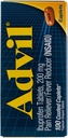 Advil Pain Reliever/Fever Reducer 200 mg Caplets - 100 Ct, balenie po 3