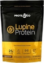 Prote&Co Lupin Protein - 24 g Vegan Plant Based Protein Powder. Non GMO, bez pridaného cukru, bez laktózy, bez lepku, bez sóje. 20 Slúži - čokoláda
