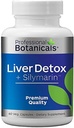 Pečeň Detox a očistiť doplnok, Bylinné Pečeň podpora doplnok s mliekom Thitle Seed extrakt, Silymarin 80%, Organic Blessed Thitle, Púpava koreňov, - 60 Vegetariánske kapsule