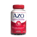 AZO Cranberry močový traktát zdravie Gummy diétne doplnok 2 Gummy = sklo brusnicová šťava pomáha čistiť prírodná Berrylicious aróma Gummy, non-GMO, 40 Počet