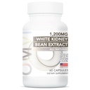 Omvi Formuly, Podpora obličiek doplnok, Biela Obličková fazuľa extrakt 1,200mg, Čistenie obličiek pre mužov a ženy, Podpora pre normálne močové tract zdravie, 60capsules