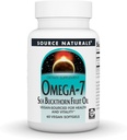 Zdroj Naturals Omega-7 Sea Buckthorn Fruit Oil, Non-GMO, Vegan-Zdroj pre zdravie a vitality* - 60 Vegan Softgels