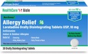 HealthCareAisle Allergy Relief - Loratadine 10 mg perorálne dezintegrujúce tablety USP - 30 tabliet - Original Prescription Strength Alergy Medication, 24-hour Relief