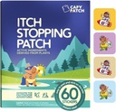 CAPY Bug Bite svrbenie Relief Patches for Kids - 60 Gróf, Cestovanie a Camping Essentials, Hydrokortizón Alternatíva, Ich Relief Stickers for Mosquito & Bug Bites