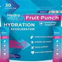 HydroMATE Powder Electrolyte Fruit Punch Hydration Pakets Nízky cukor 30 Počet