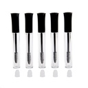 5PCS/5ML opakovane použiteľný prázdny olej na rast rias Maskara fľaše Tube Držiak Kontajner Očné riasy Injekčné liekovky s kefkou