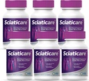 Vita Sciences Sciasare Nerve Upokojujúce doplnok Vitamíny s prírodnou R-ALA forma 40X sila, NIE syntetický Alpha Lipoic Acid (ALA) - Dolné Lumbar Scias - 60 počet (Obsah 6)