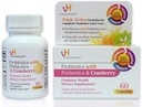 vH Essentials Probiotiká s prebiotikami a brusnica Feminine zdravotné doplnky - 60 kapsúl 1-Pack