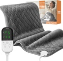 Elektrická vykurovacia podložka na obdobie Cramps - 35"x20" XL Veľké vyhrievané podložky na chrbát, krk, plece a nohy na úľavu od bolesti, možnosť vlhkého tepla, práčka, 6 nastavení tepla, automatické vypnutie, mäkké zamatové