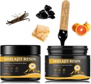 shilajit Resin pre mužov - maximálna potencie Natural Organic Shilajit Resin v 85+ Stopové minerály, Gold Grade Himalayan Pure Shiljait pre energiu,Immune Support, 50 Grams Balenie 2 (6 mesiacov dodávky)