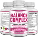 Balance Complex for Women, Candida Cleanse & Vaginal Health Dietary Supplement, Natural Formula with Oregano, Caprylic Acid, Aloe, Probiotiká & Enzymes for Gut & Immune Health Support, 60 Kapsule