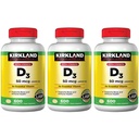 Kirkland Signature Maximálna sila Vitamín D3 2000 I.U. , Balenie po 3