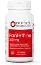 Protokol Pantetín 300mg - Aktívna forma vitamínu B5 - Podpora pečene* - Podpora Cholesterol Už v normálnom rozsahu* - Pantetín vitamín doplnok - 60 Softgels