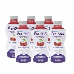 Pro-Stat Concentrated Liquid Protein Medical Food - Wild Cherry Punch, 30 Fl Oz fľaša (Prípad 6)