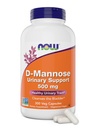 Teraz D-Mannose 500 mg, 300 Kapsule - Vegan, Non GMO Supplement for Women and Men - podporuje zdravé močové tract, čistí močový mechúr