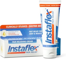 Instaflex krém na úľavu od bolesti poskytuje klinicky študoval úľavu od bolesti od artritídy, bolesti chrbta, kmene a bolesti kĺbov a svalov (4 oz)