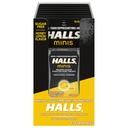 HALLS Minis Honey citrónová príchuť cukru bez kašľa kvapky, 8 balenia 24 kvapky (192 kvapky celkom)