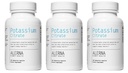 Dusičnan draselný 99 mg - podporuje rovnováhu elektrolytov a normálne pH - Esenciálny minerálny obličkový kameň doplnok - 100 Vegetariánskych kapsúl (pack of 3)