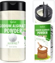 Prášok alginát sodný - 4oz Pure Sodík Alginate Food Grade Hrúbka, Prírodný gél Agent pre Desserts, Caviar Safere Making, Zmrzlina, Mäsové laloky, Vegan Stabilizer pre pečenie, zhrubnutie