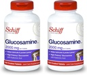 Schiff Glukozamín s kyselinou hyalurónovou, 2000 mg glukozamín, Joint Care Supplement pomáha Lubricate & Protect Joints*, 150 gróf (Pack of 2)