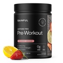 Ziskové Caffeine zadarmo pred tréningu prášok s kreatín, jahoda citrónová príchuť, podporuje silu, vytrvalosť, & zotavenie, BCAA, Beta Alanyne, L- Citrulín, žiadne umelé zložky, 20 Servíruje