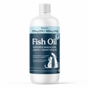 Fera Pets Fish Oil - Omega 3 pre psy a mačky na podporu kĺby, srdce, koža a zdravie kože - Non GMO s vitamínom E - 8 oz