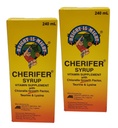 2 Cherifer Sirup Chlorella Growth Factor, Taurin & Lysin 240ml Každý